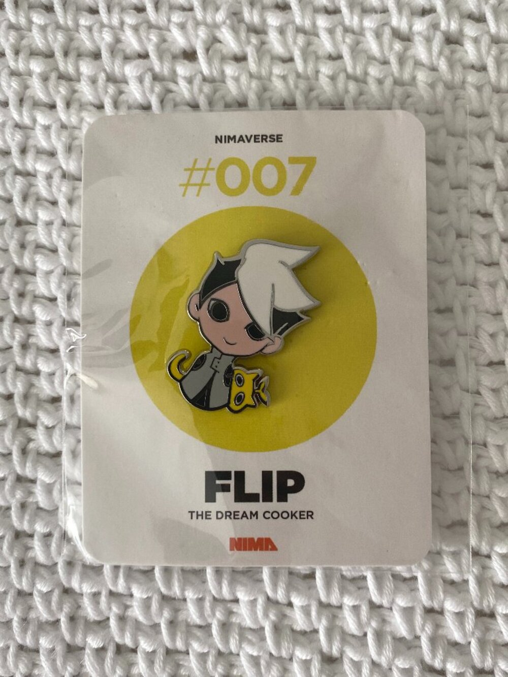 RossDraws (Ross Tran) Nimaverse #007 "Flip" The Dream Cooker Enamel Pin